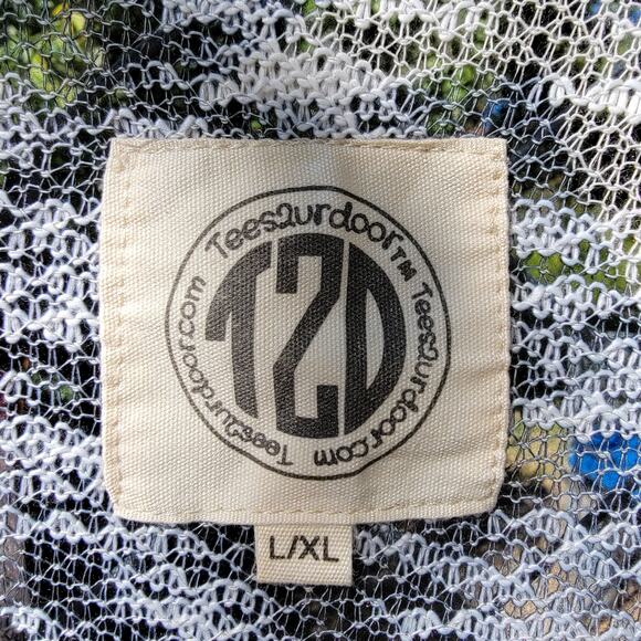 Set of 3 Tees2urdoor Americana Sheer Sweaters 1 Stars, 2 Stripes - Size L/XL - Picture 3 of 4